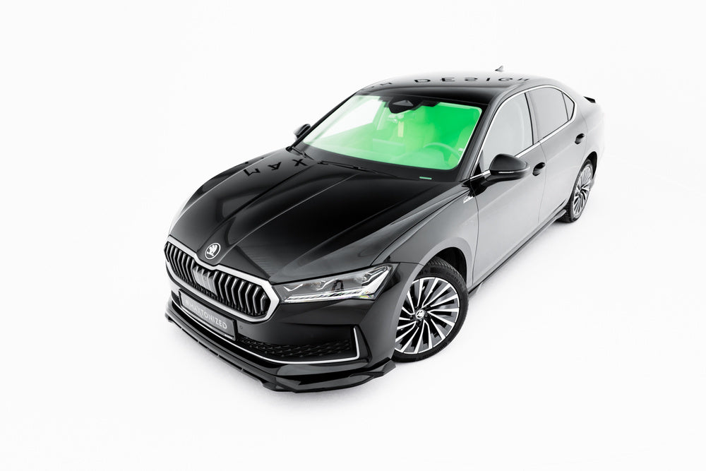 Frontlippe / Frontsplitter / Frontansatz V.1 für Skoda Superb Mk4 von Maxton Design