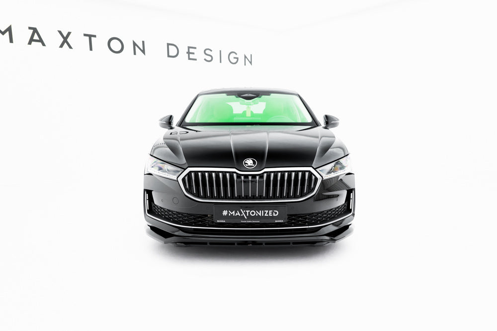 Frontlippe / Frontsplitter / Frontansatz V.1 für Skoda Superb Mk4 von Maxton Design