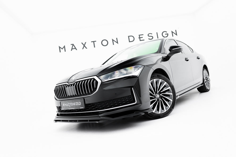 Frontlippe / Frontsplitter / Frontansatz V.1 für Skoda Superb Mk4 von Maxton Design