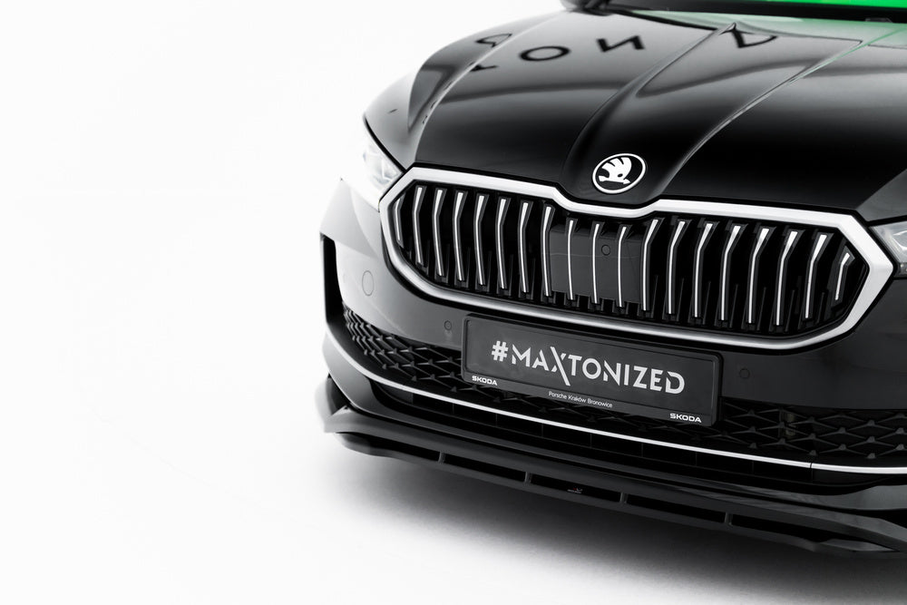 Frontlippe / Frontsplitter / Frontansatz V.1 für Skoda Superb Mk4 von Maxton Design