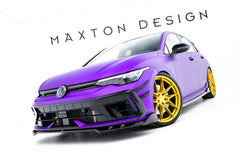 Lèvre avant/séparateur avant Maxton Design V.1 pour VW Golf R Mk8 Facelift