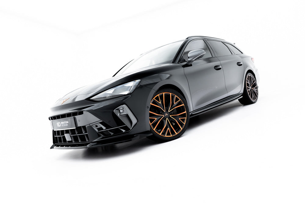 Frontlippe / Frontsplitter / Frontansatz V.2 für Cupra Leon ST / Hatchback Mk1 Facelift von Maxton Design