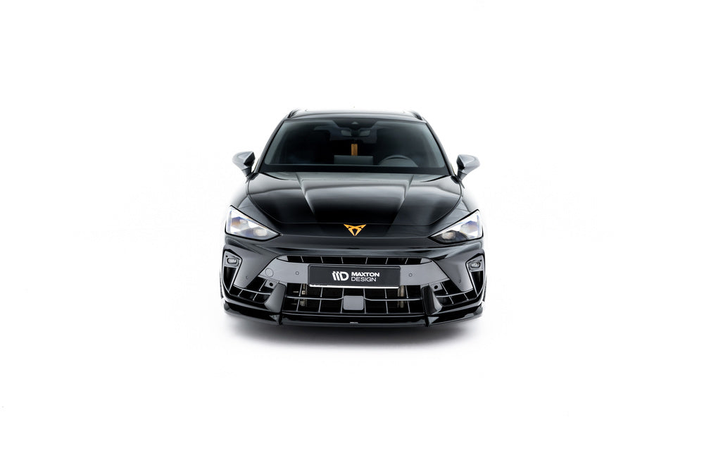 Frontlippe / Frontsplitter / Frontansatz V.2 für Cupra Leon ST / Hatchback Mk1 Facelift von Maxton Design