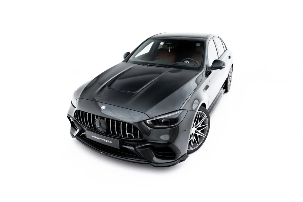 Frontlippe / Frontsplitter / Frontansatz V.2 für Mercedes-AMG C63 Limousine / T-Modell W206 / S206 von Maxton Design