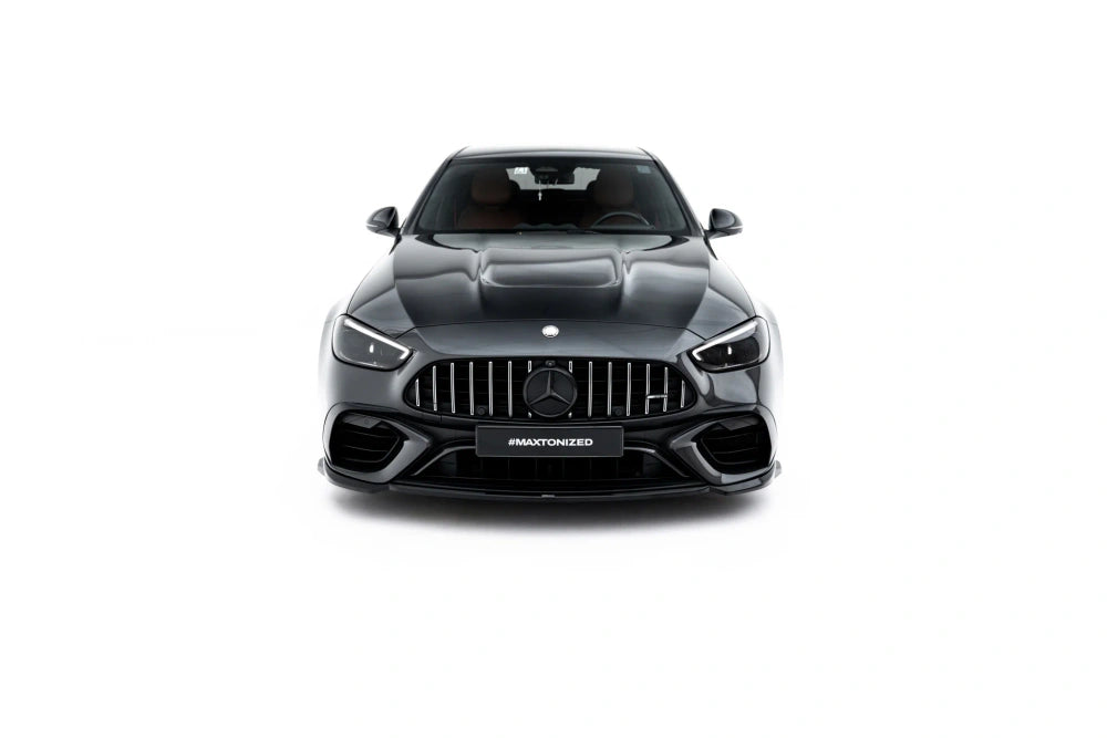 Frontlippe / Frontsplitter / Frontansatz V.2 für Mercedes-AMG C63 Limousine / T-Modell W206 / S206 von Maxton Design