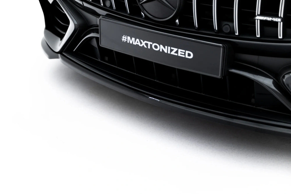 Frontlippe / Frontsplitter / Frontansatz V.2 für Mercedes-AMG C63 Limousine / T-Modell W206 / S206 von Maxton Design