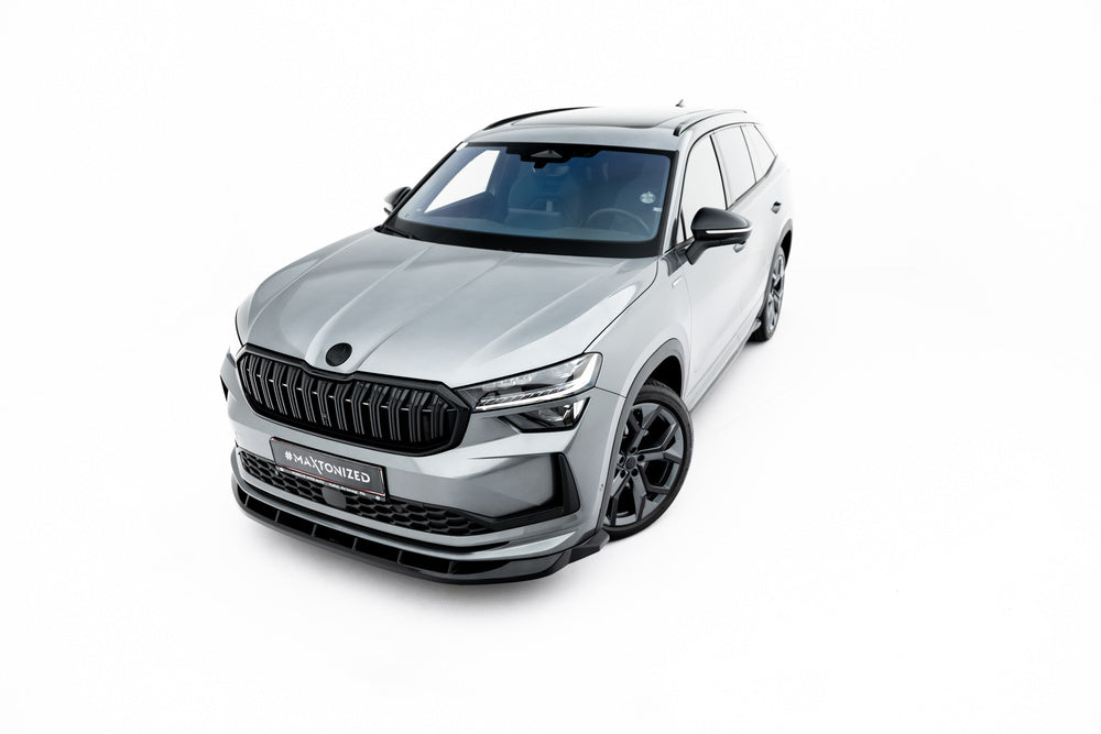 Frontlippe / Frontsplitter / Frontansatz V.2 für Skoda Kodiaq Sportline Mk2 von Maxton Design
