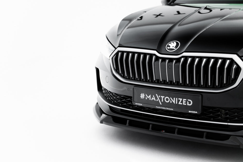 Frontlippe / Frontsplitter / Frontansatz V.2 für Skoda Superb Mk4 von Maxton Design