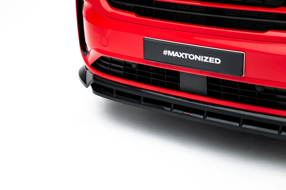 Frontlippe / Frontsplitter / Frontansatz V.2 für VW Transporter T7 von Maxton Design