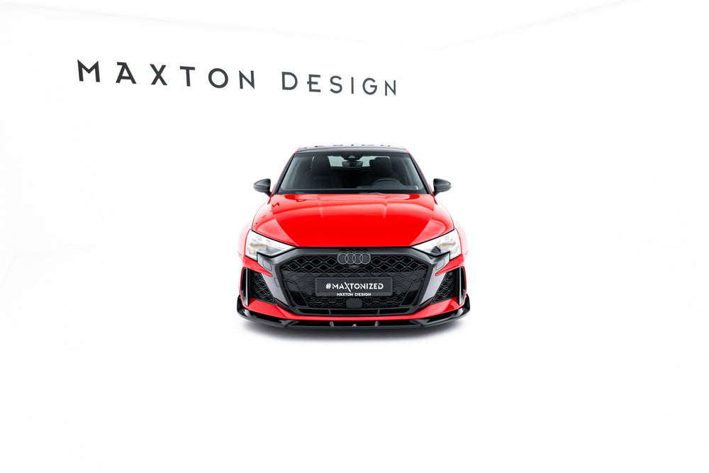 Frontlippe / Frontsplitter / Frontansatz V.3 für Audi RS3 8Y Facelift von Maxton Design