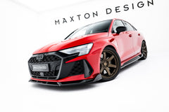 Maxton Design främre läpp/främre splitter V.3 för Audi RS3 8Y Facelift