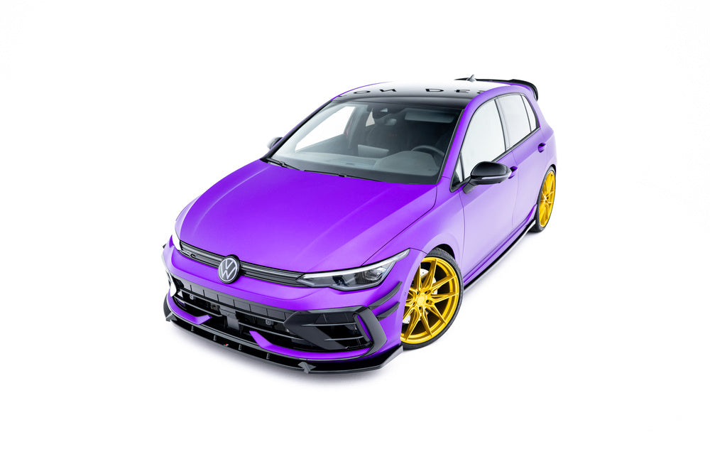 Frontlippe / Frontsplitter / Frontansatz V.3 für VW Golf R Mk8 Facelift von Maxton Design