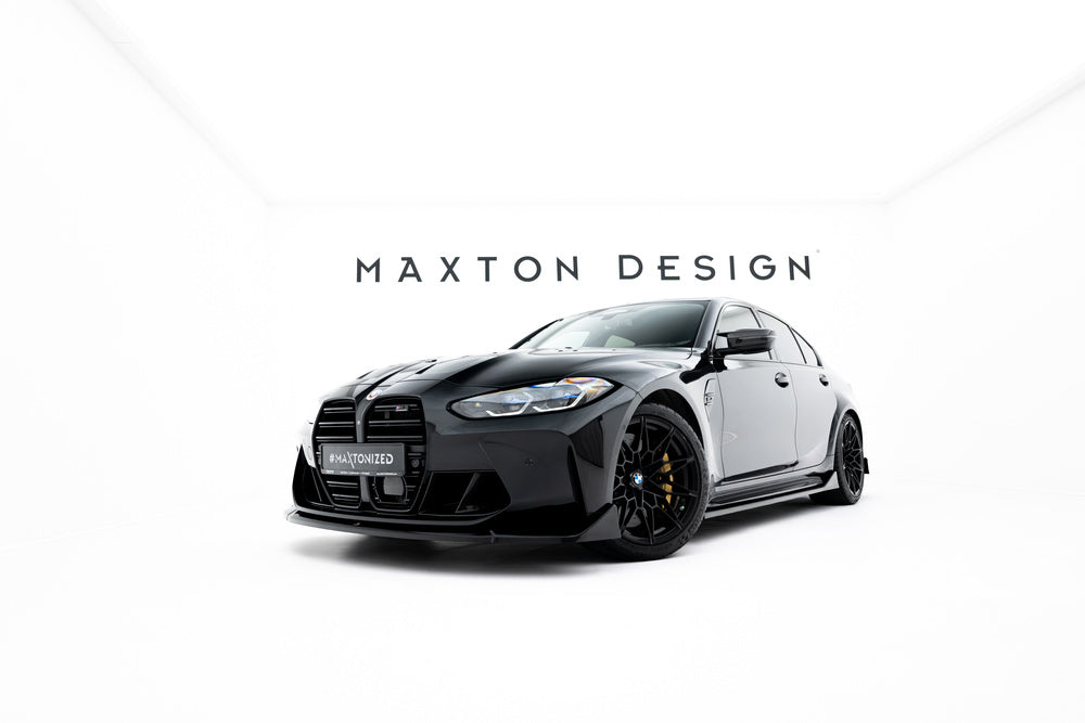 Frontlippe / Frontsplitter / Frontansatz V.4 CSL Look für BMW M3 Limousine / Touring G80 / G81 von Maxton Design