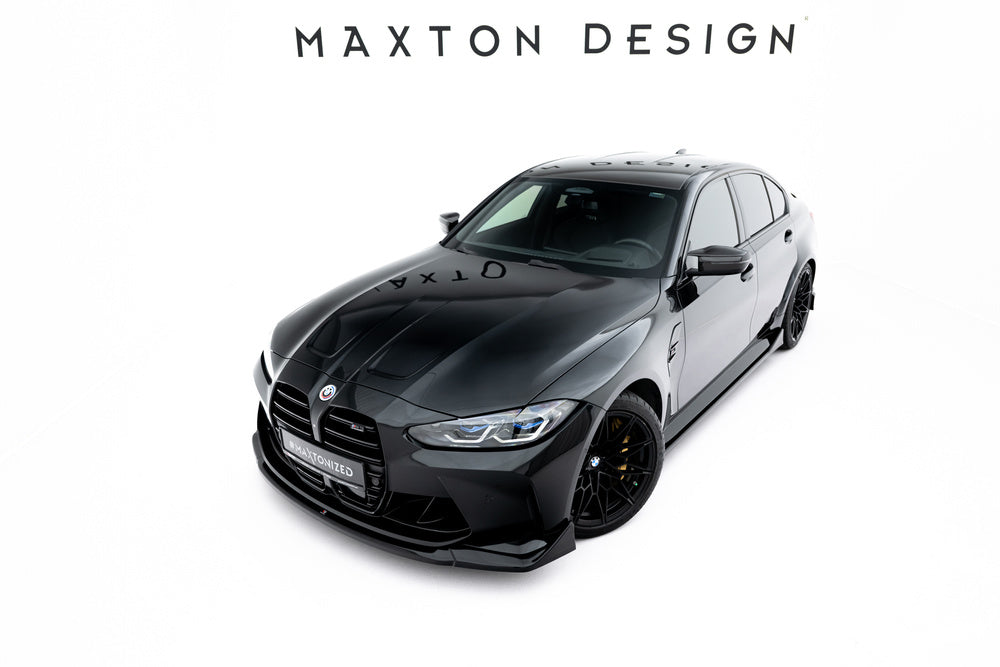 Frontlippe / Frontsplitter / Frontansatz V.4 CSL Look für BMW M3 Limousine / Touring G80 / G81 von Maxton Design