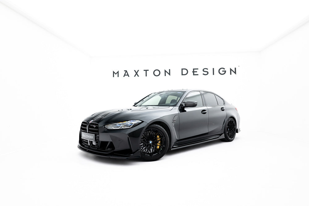 Frontlippe / Frontsplitter / Frontansatz V.4 CSL Look für BMW M3 Limousine / Touring G80 / G81 von Maxton Design