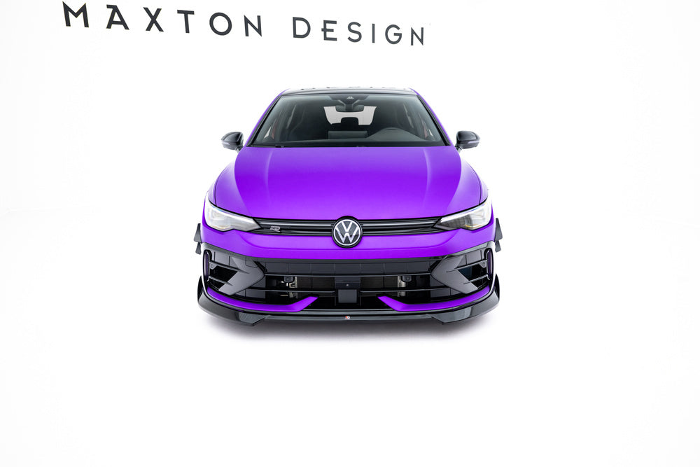 Frontlippe / Frontsplitter / Frontansatz V.4 für VW Golf R Mk8 Facelift von Maxton Design