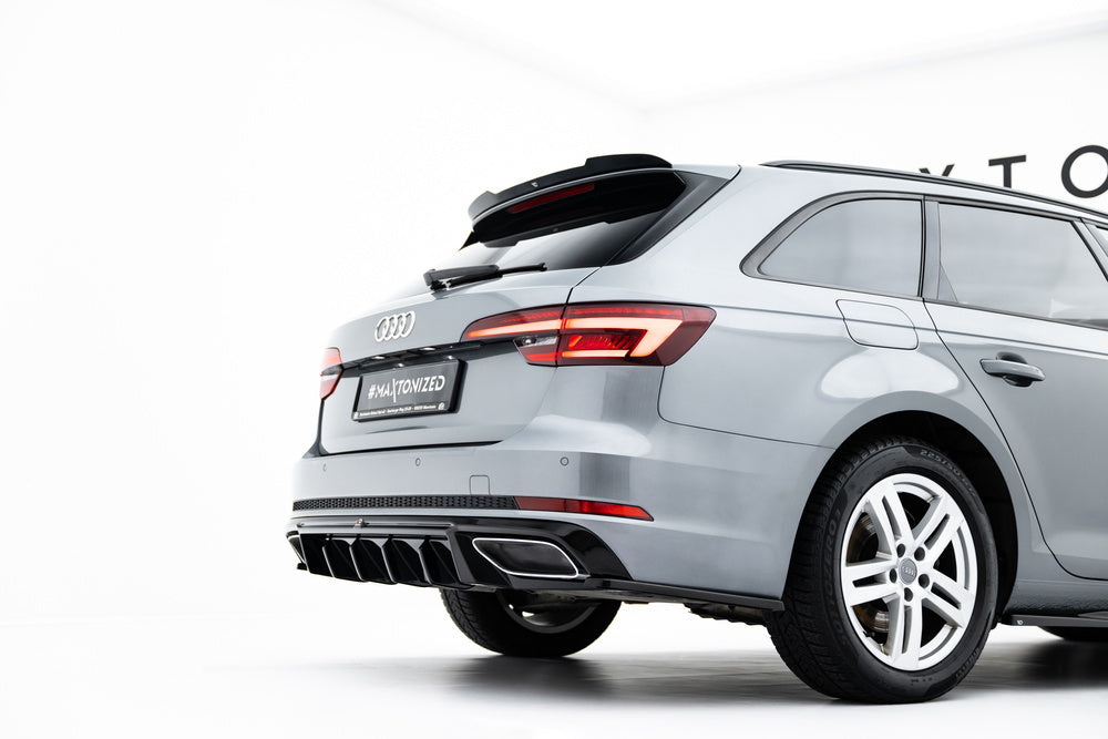 Seitliche Heck Diffusor Erweiterung für Audi A4 / A4 S-Line / S4 Sedan / Avant B9 von Maxton Design