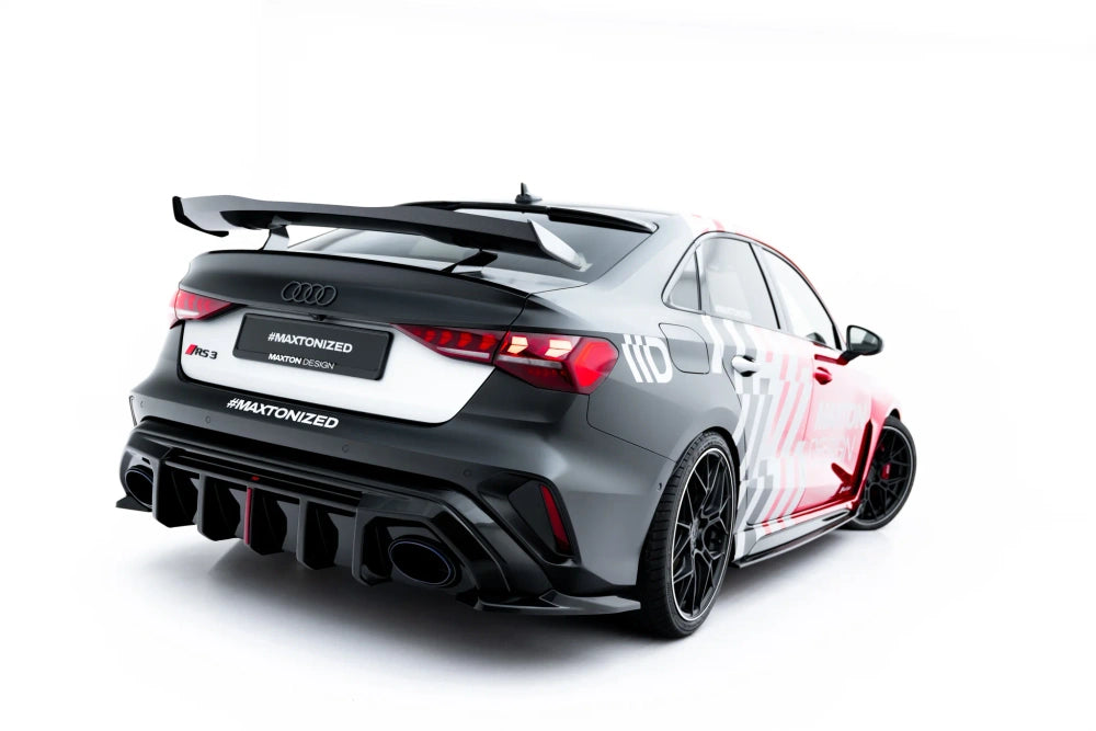 Seitliche Heck Diffusor Erweiterung V.1 für Audi RS3 Limousine 8Y Facelift von Maxton Design