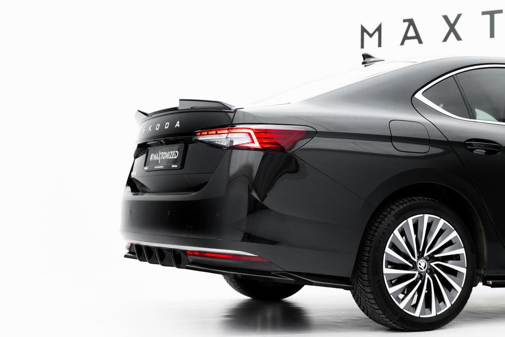 Seitliche Heck Diffusor Erweiterung V.1 für Skoda Superb Mk4 von Maxton Design