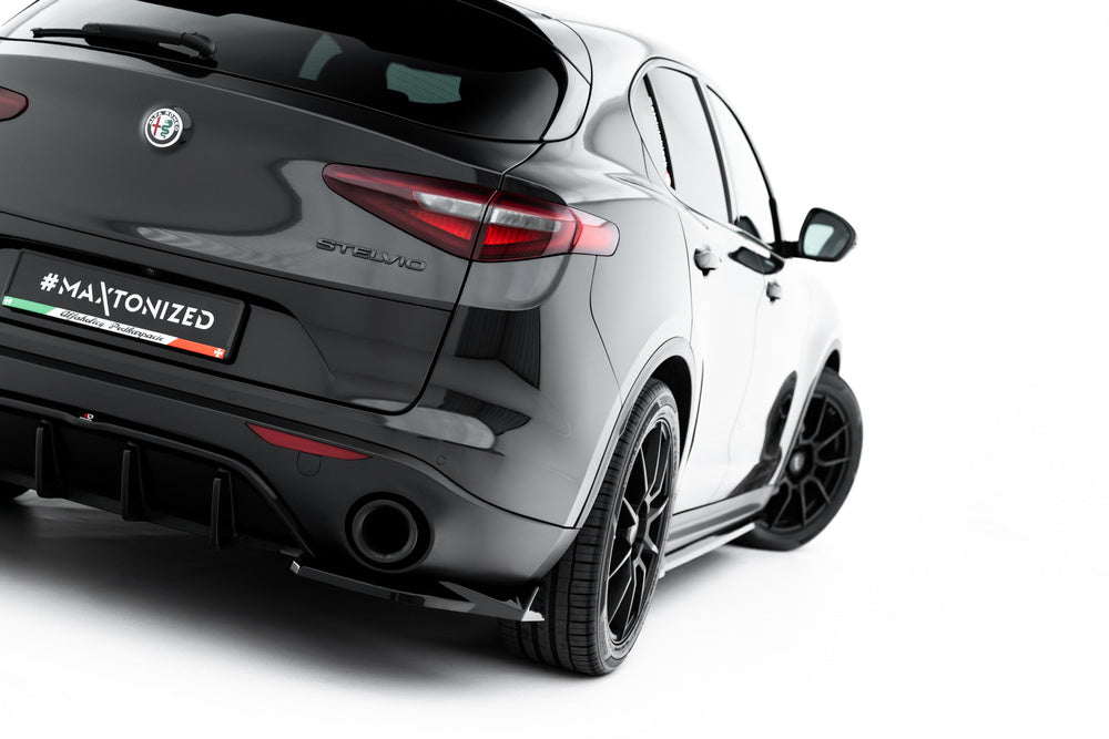 Heckdiffusor Erweiterungen für Alfa Romeo Stelvio MK1 von Maxton Design
