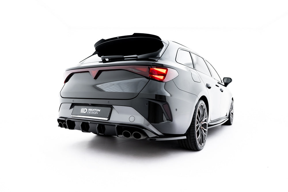 Seitliche Heck Diffusor Erweiterung V.2 für Cupra Leon ST Mk1 Facelift von Maxton Design