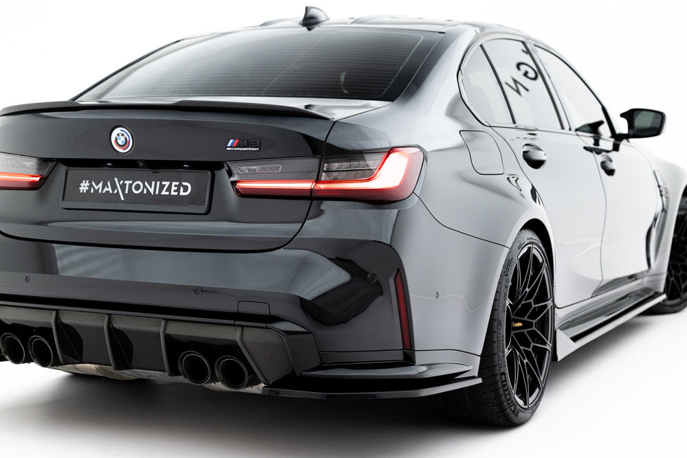 Seitliche Heck Diffusor Erweiterung V.3 für BMW M3 G80 / G81 von Maxton Design