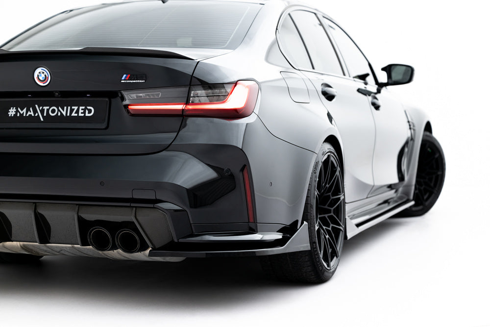 Seitliche Heck Diffusor Erweiterung V.5 für BMW M3 G80 / G81 von Maxton Design