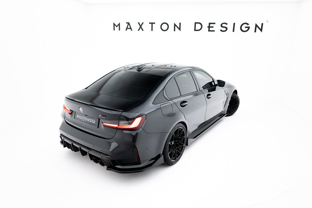 Seitliche Heck Diffusor Erweiterung V.5 für BMW M3 G80 / G81 von Maxton Design