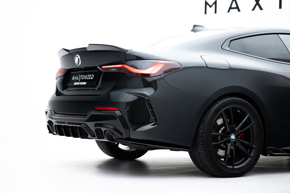 Seitliche Heck Diffusor Erweiterung V.7 für BMW 4 M-Paket G22 / G23 / G22 Facelift / G23 Facelift von Maxton Design