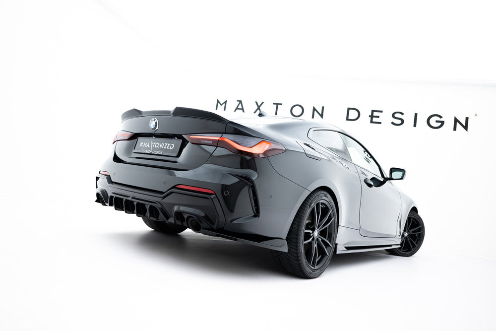Seitliche Heckdiffusor Erweiterung V.8 für BMW 4 M-Paket G22 / G23 / G22 Facelift / G23 Facelift von Maxton Design