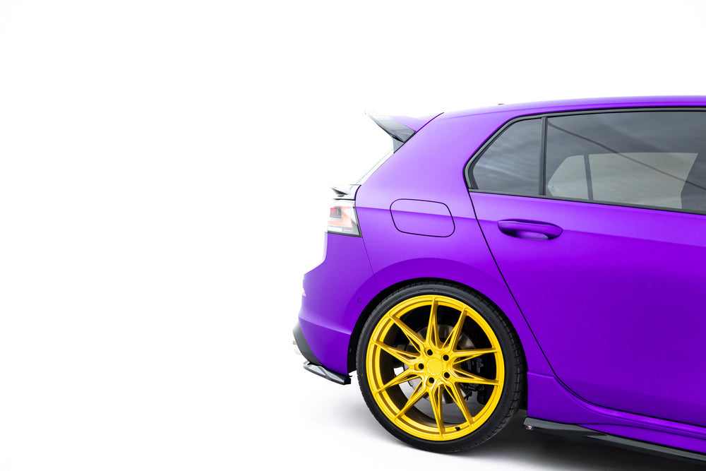 Seitliche Heckdiffusor Erweiterung V.8 für VW Golf R Mk8 / Mk8 Facelift von Maxton Design