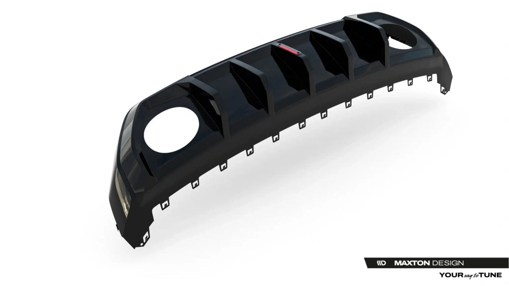 Heckdiffusor für Audi RS3 Limousine 8Y Facelift (Version mit LED-Licht) von Maxton Design