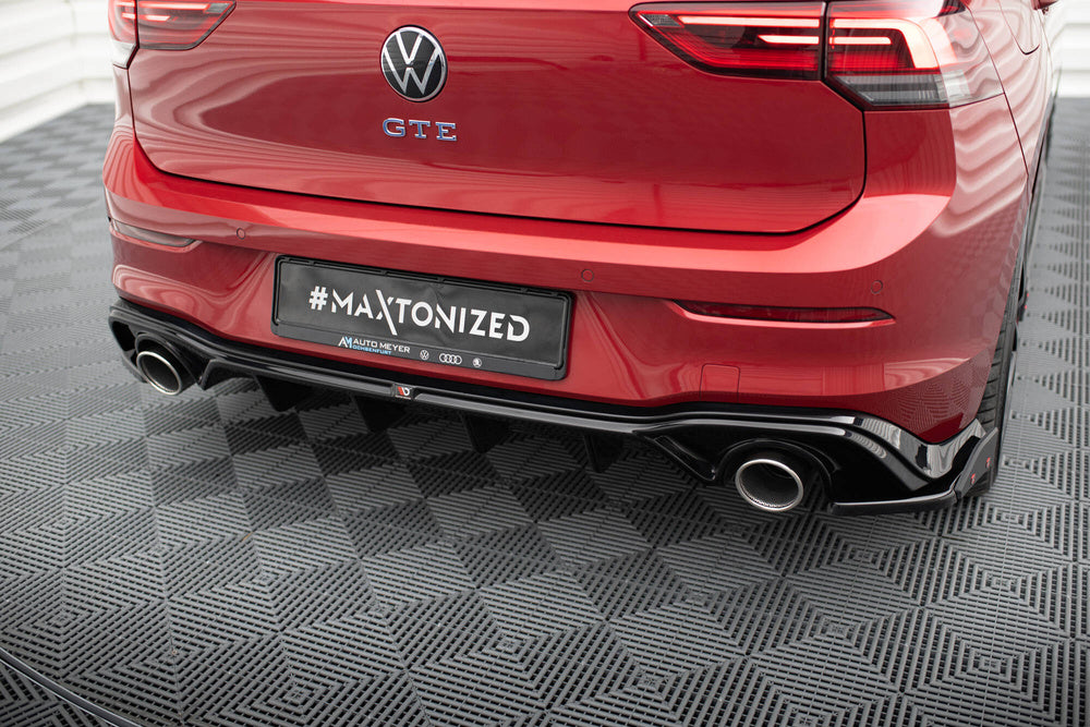 Heckdiffusor mit Endrohrblenden für Golf GTE / R-Line Mk8 / Mk8 Facelift von Maxton Design