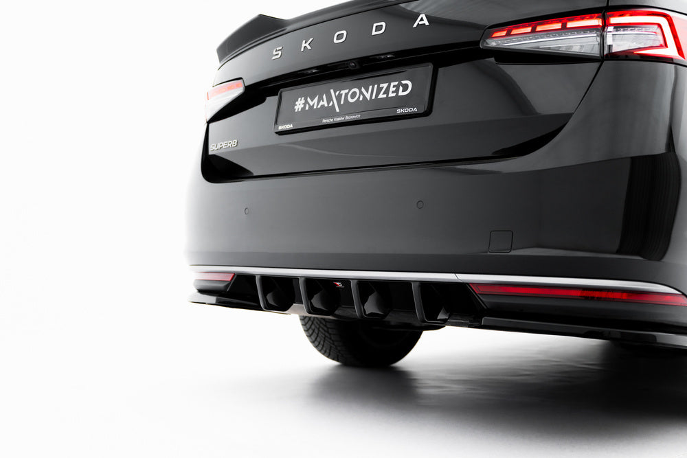 Heckdiffusor für Skoda Superb Mk4 von Maxton Design