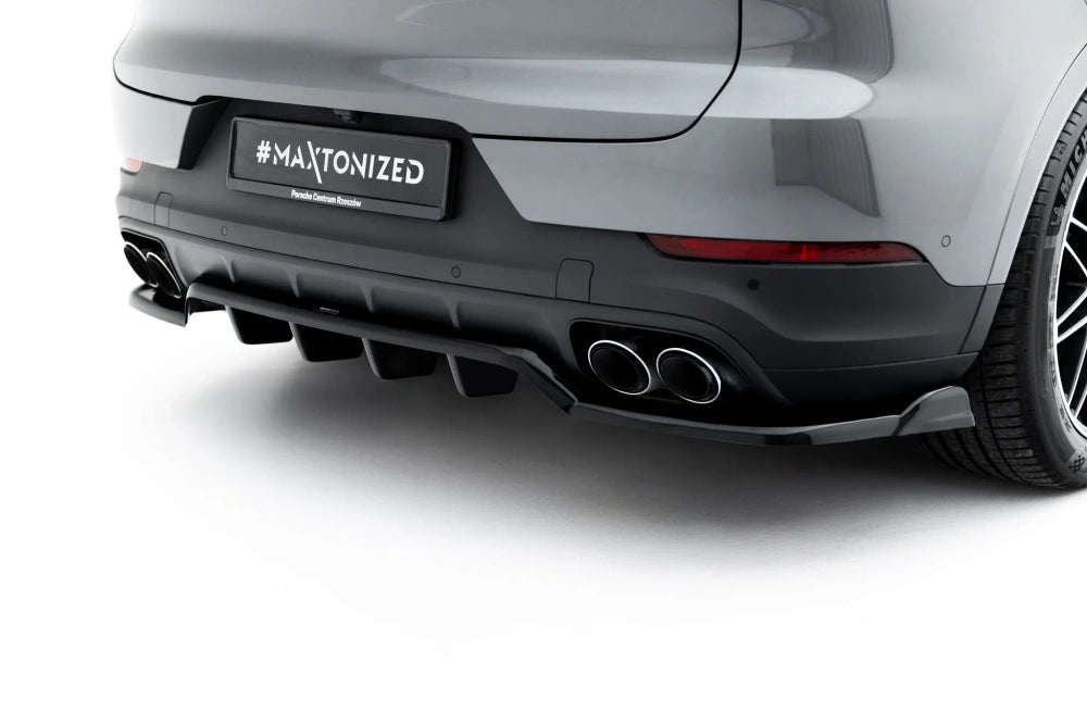 Zentraler Hinterer Splitter für Porsche Cayenne SUV / Coupe Mk3 Facelift von Maxton Design