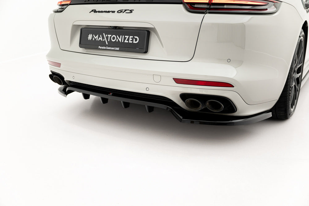 Zentraler Hinterer Splitter für Porsche Panamera GTS Sport Turismo 971 Facelift von Maxton Design