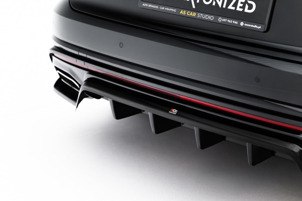 Heckdiffusor Ansatz für VW Touareg R-Line Mk3 Facelift Maxton Design