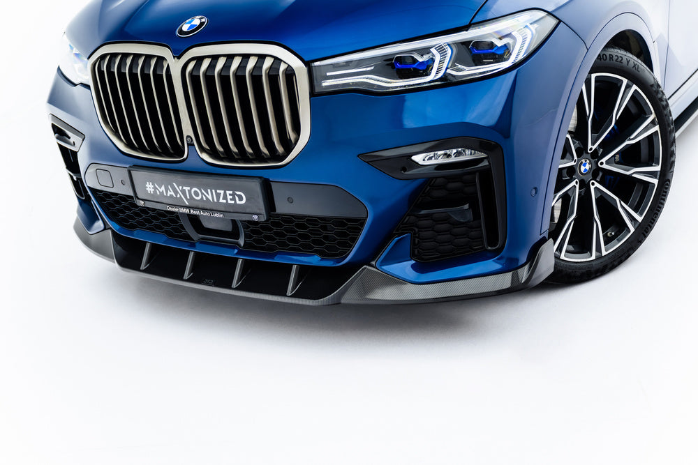 Carbon Frontlippe / Frontsplitter / Frontansatz für BMW X7 M-Paket G07 von Maxton Design
