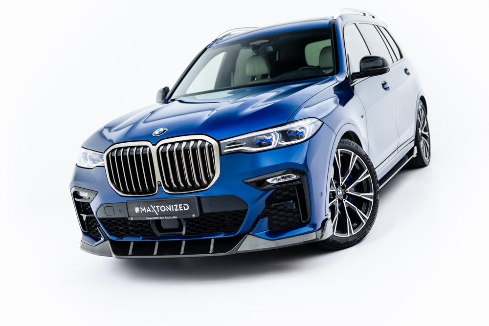 Carbon Frontlippe / Frontsplitter / Frontansatz für BMW X7 M-Paket G07 von Maxton Design