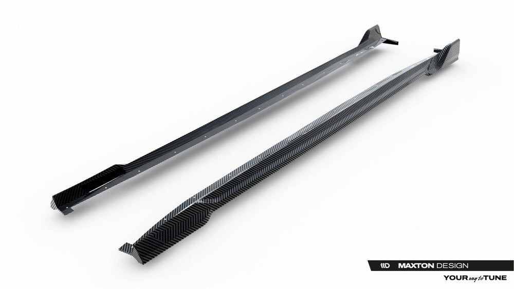 Carbon Seitenschweller Erweiterung für BMW X5 M-Paket G05 von Maxton Design