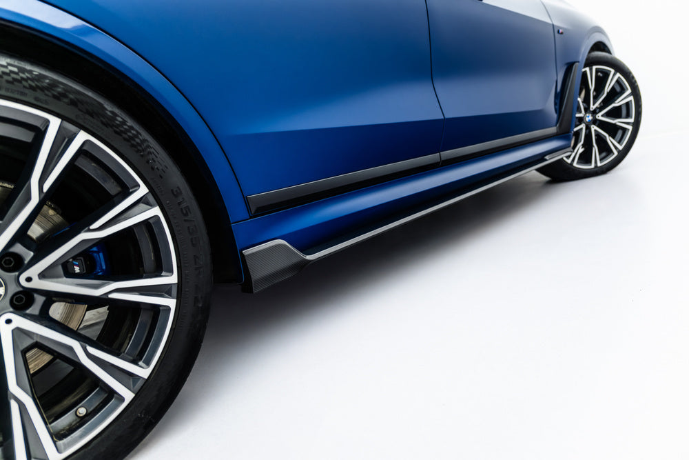 Carbon Seitenschweller Erweiterung für BMW X7 M-Paket G07 von Maxton Design