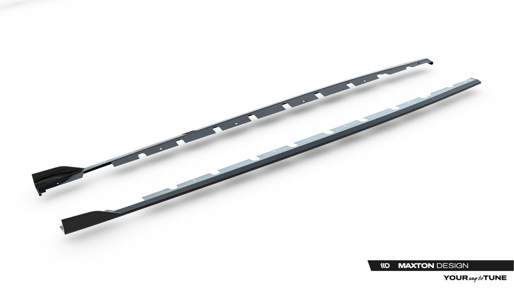 Carbon Seitenschweller Erweiterung V.1 für Audi RS3 Limousine 8Y Facelift von Maxton Design