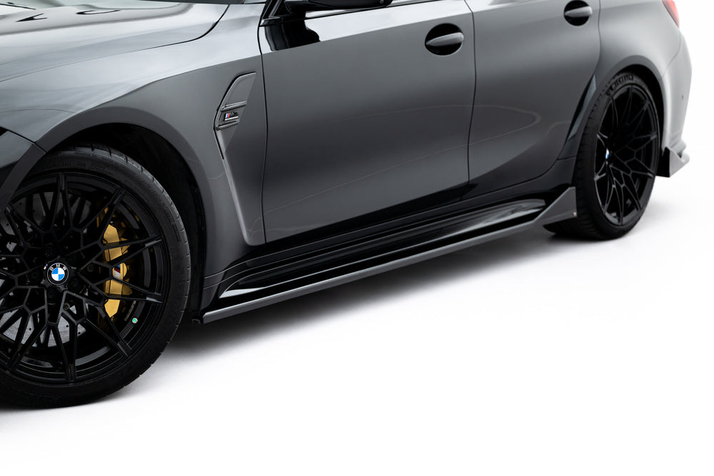 Seitenschweller Erweiterung V.3 CSL Look für BMW M3 G80 von Maxton Design