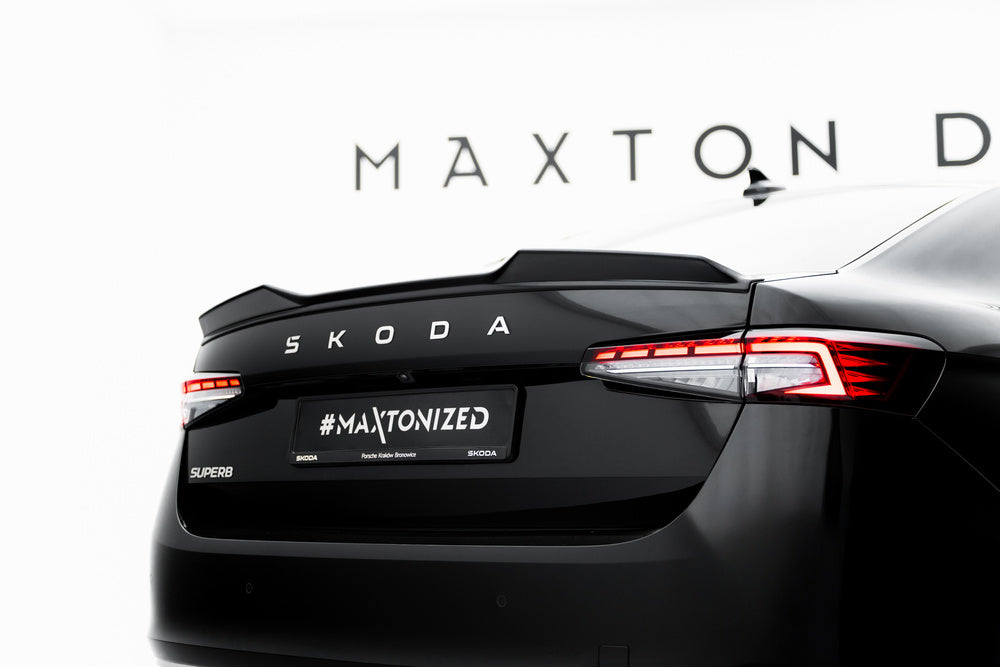 Spoiler Cap 3D für Skoda Superb Limousine MK4 von Maxton Design