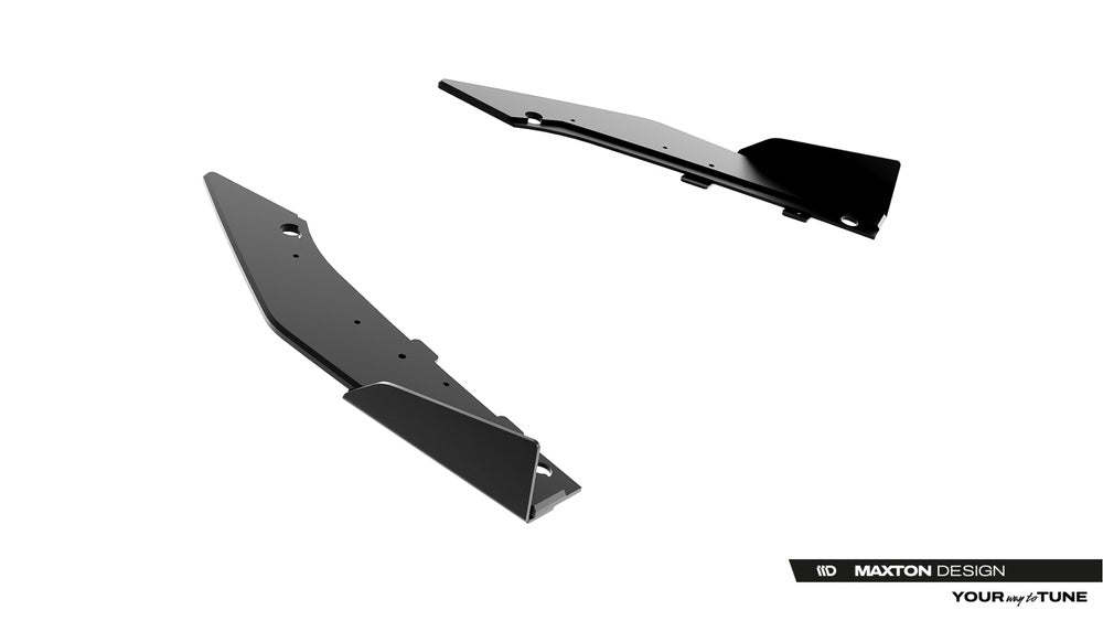 Seitliche Heck Diffusor Erweiterung Street Pro mit Flaps für Cupra Leon ST Mk1 Facelift von Maxton Design
