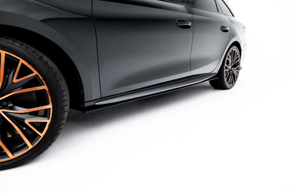 Seitenschweller Erweiterung Street Pro für Cupra Leon ST / Hatchback Aero Mk1 / Mk1 Facelift von Maxton Design