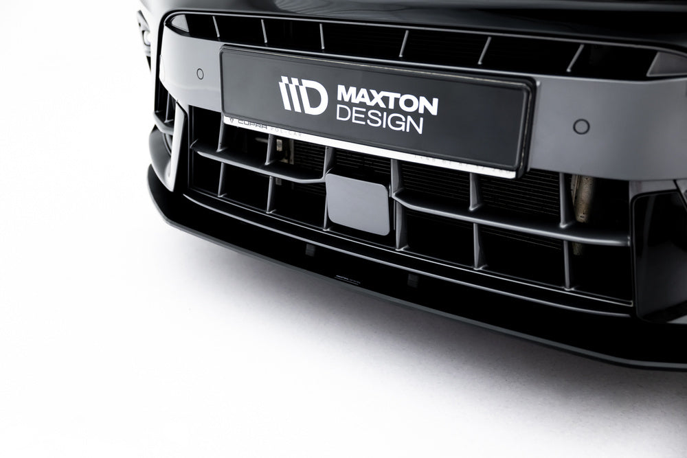 Frontlippe / Frontsplitter / Frontansatz Street Pro für Cupra Leon ST / Hatchback Mk1 Facelift von Maxton Design