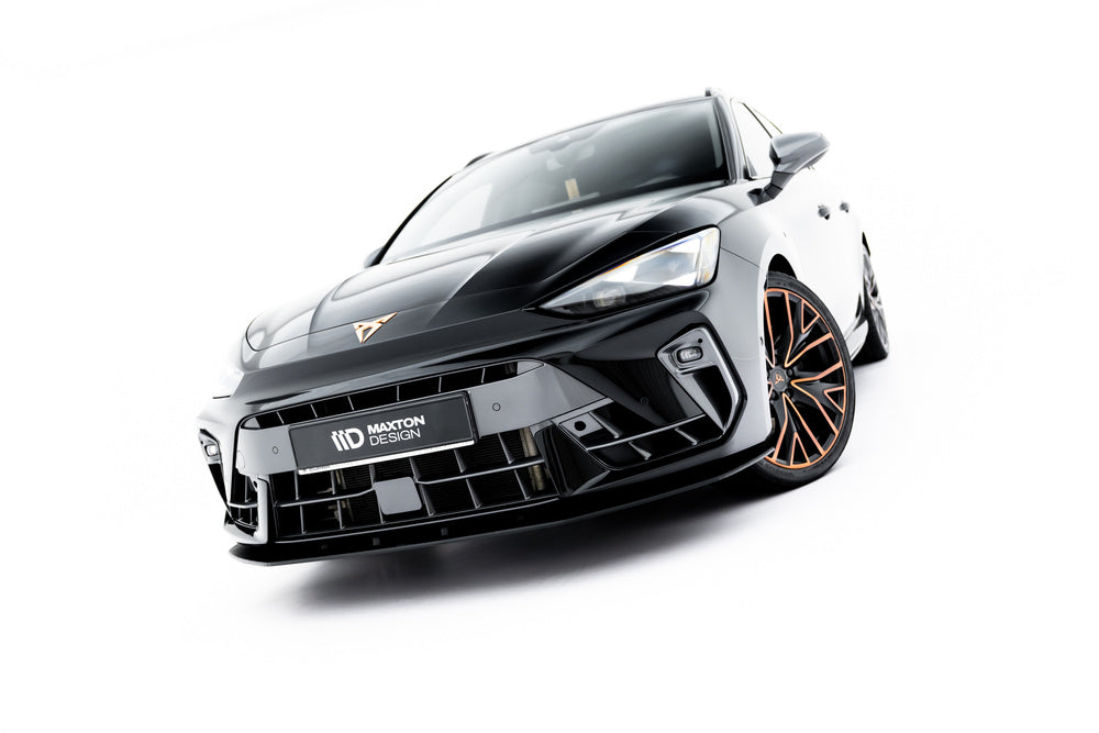 Frontlippe / Frontsplitter / Frontansatz Street Pro für Cupra Leon ST / Hatchback Mk1 Facelift von Maxton Design