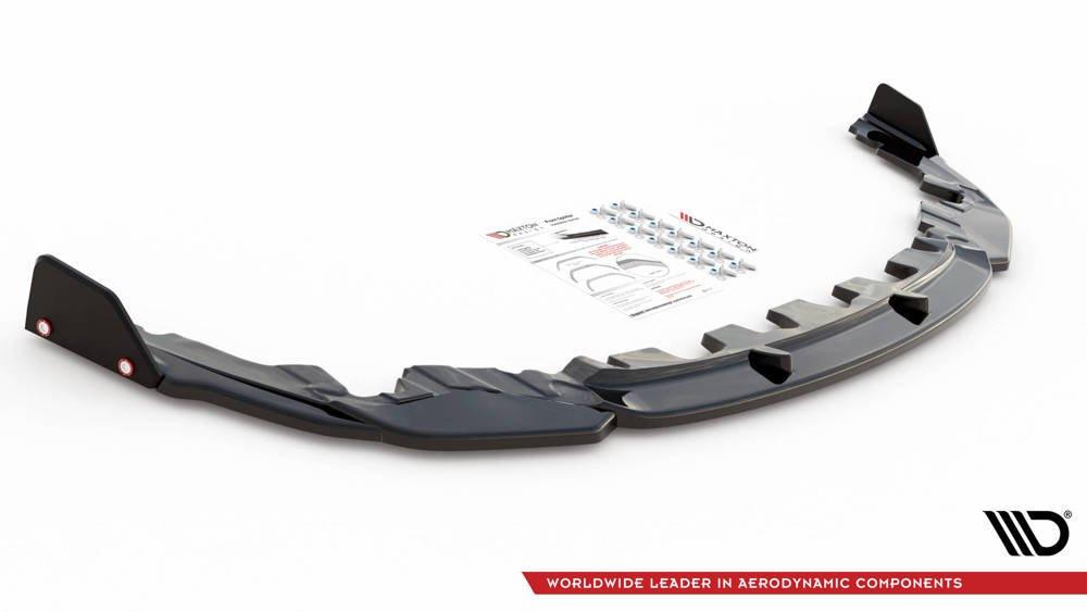 Front Splitter / Cup Schwert / Frontansatz V.1 mit Flaps für BMW M8 Grand Coupe F93 von Maxton Design
