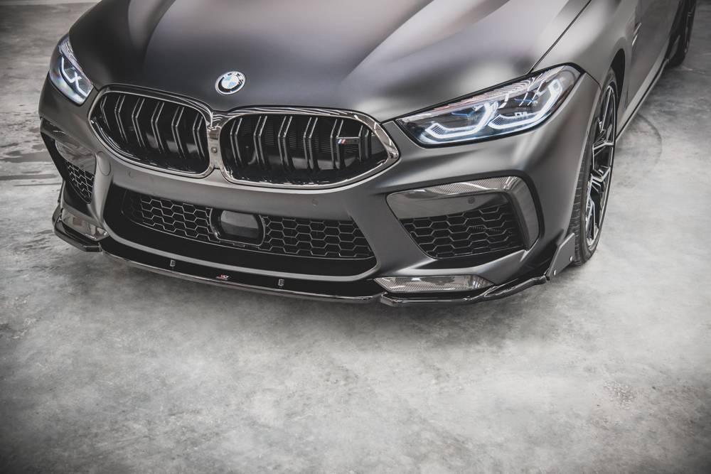 Front Splitter / Cup Schwert / Frontansatz V.1 mit Flaps für BMW M8 Grand Coupe F93 von Maxton Design